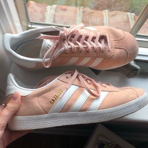 pink adidas gazelle